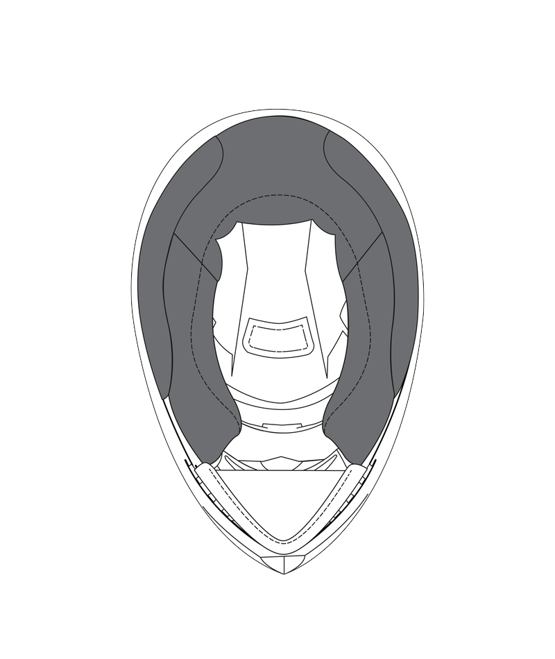 AGV CHEEK PADS K3 SV ASIAN FIT - NEUTRAL