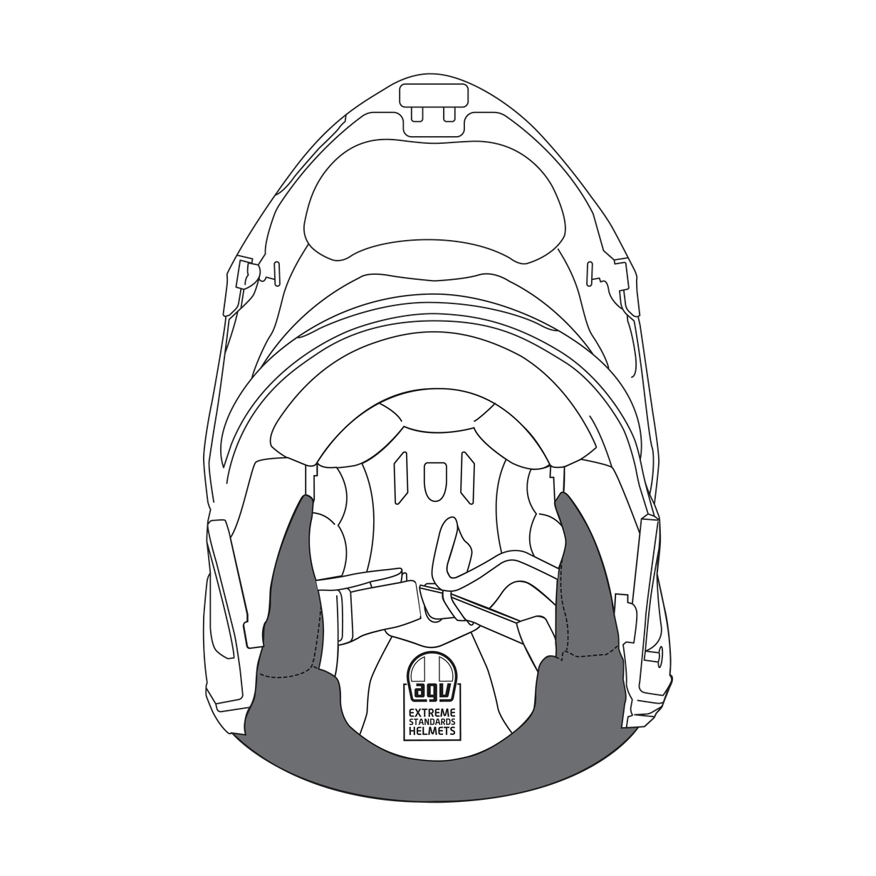 AGV CHEEK PADS SPORTMODULAR ASIA FIT