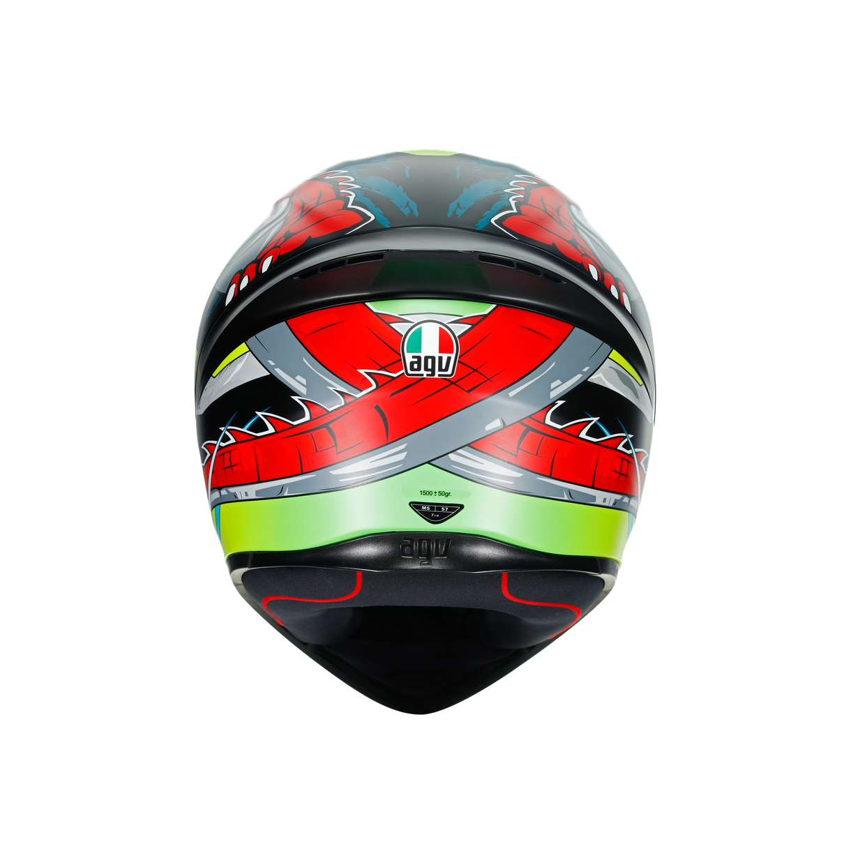 K1 ASIA FIT - DUNDEE MATT LIME/RED