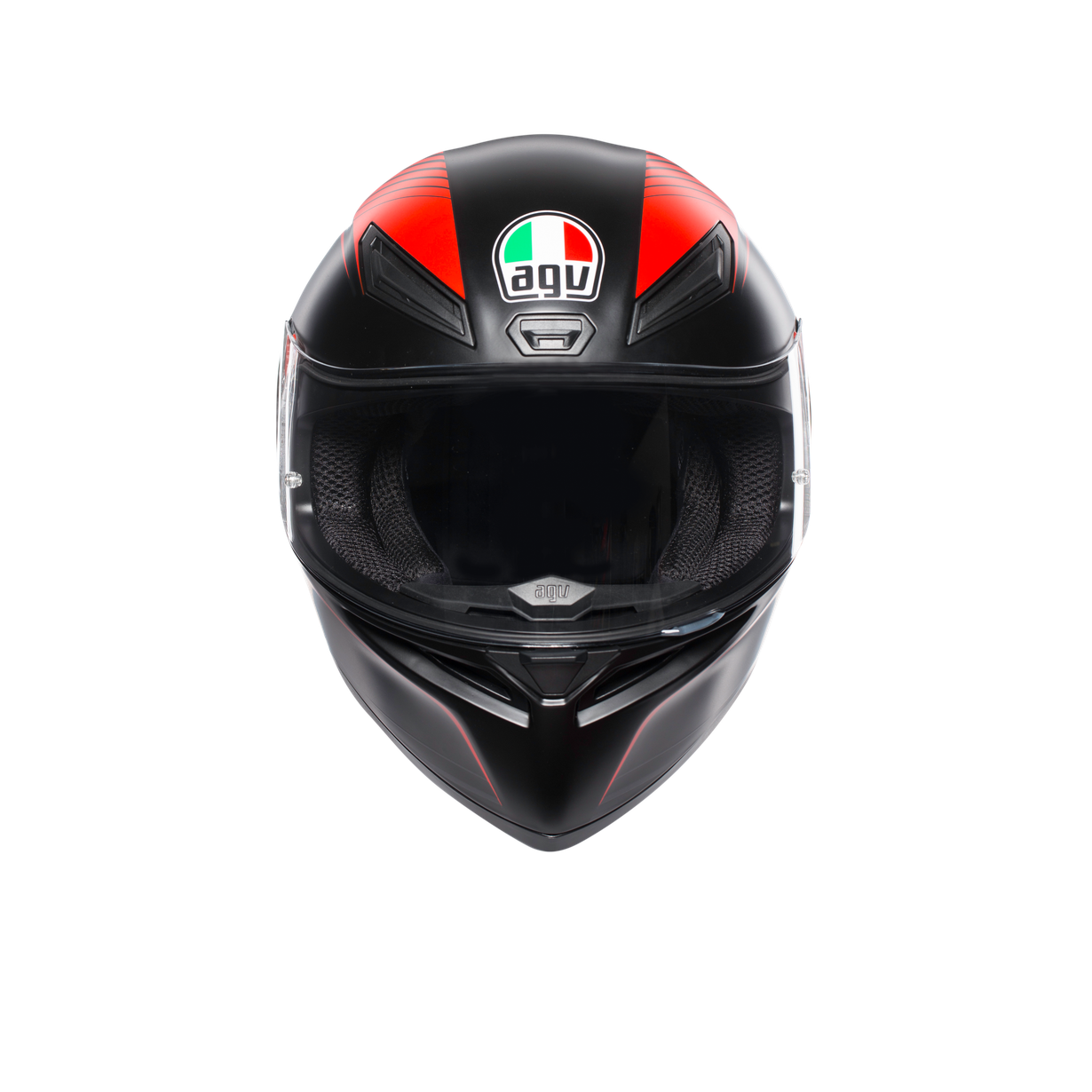 K1 ASIA FIT - WARMUP MATT BLACK/RED