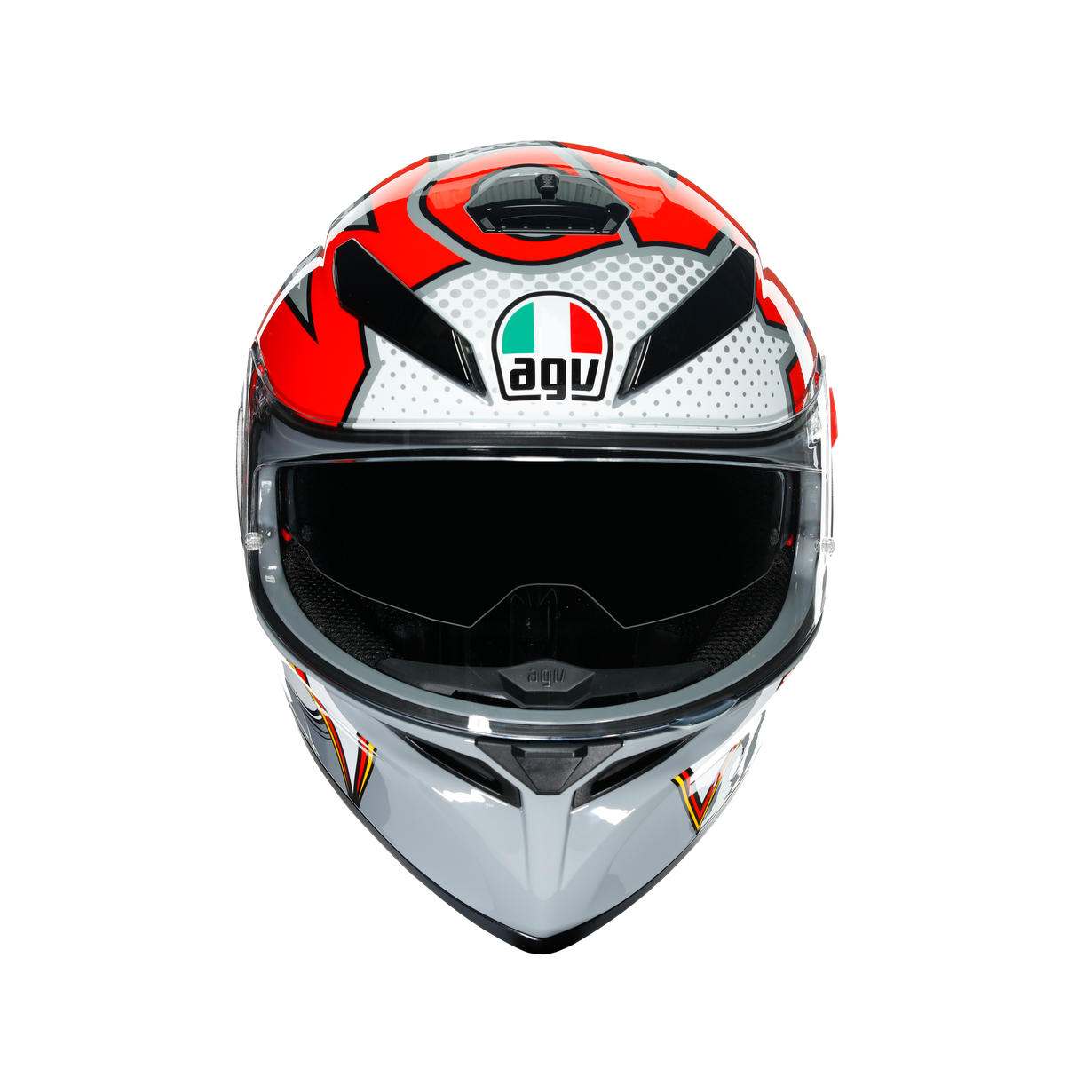 K3 SV ASIA FIT - BUBBLE GREY/WHITE/RED