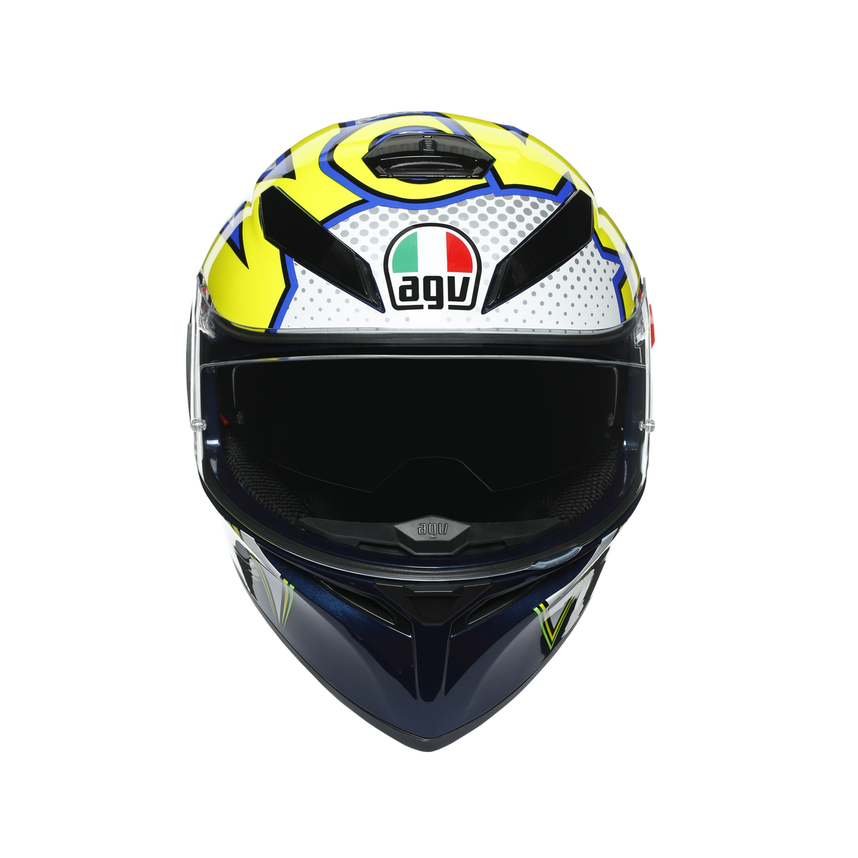 K3 SV ASIA FIT - BUBBLE BLUE/WH/YELLOW FLUO