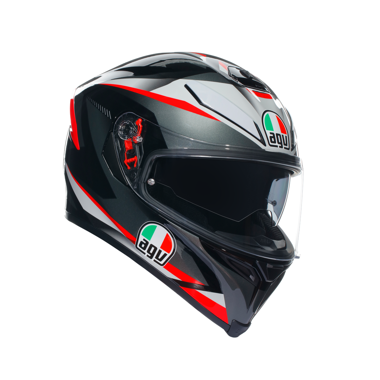 K5 S ASIA FIT - PLASMA BLACK/GREY/RED