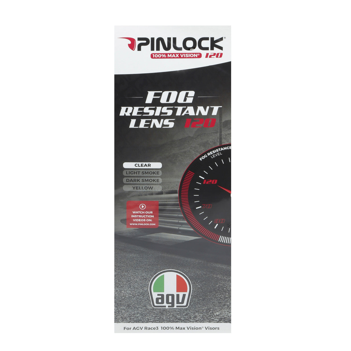 AGV MAX PINLOCK LENS 120 PISTA GP RR/PISTA GP R/CORSA R