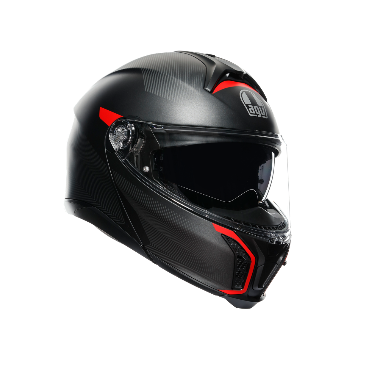 TOURMODULAR ASIA FIT - FREQUENCY MATT GUNMETAL/RED