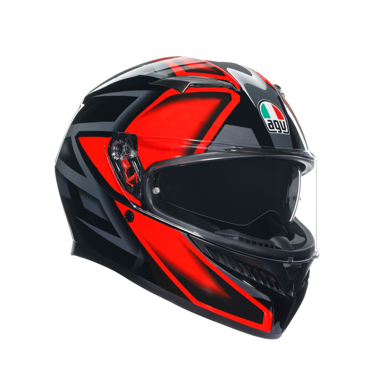 K3 ASIA FIT - COMPOUND BLACK/RED